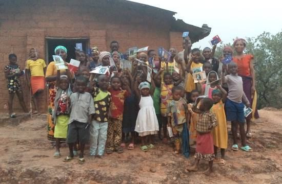 group holding bibles